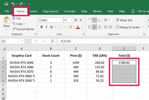 How To Apply A Formula To An Entire Column In Excel Wincope
