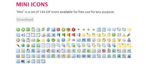28 Useful Free Mini Icon Sets Designbump