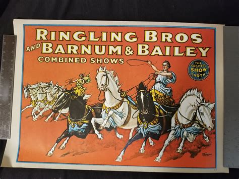 Ringling Bros And Barnum Bailey The Greatest Show On Earth Etsy