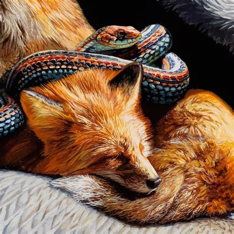 Realistic Migrating Animals Paintings With Eco System Show Global