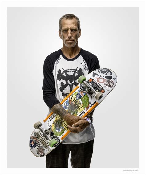 Studio Portrait Of Skateboarder Mark Partain