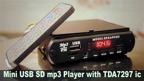 Diy mp3 player | dfplayer. DIY Mini USB, SD Card, MP3 Player with TDA 7297 Audio IC ...