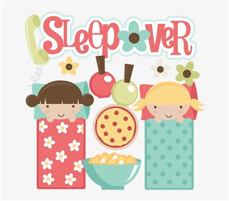 Slumber Party Clipart Slumber Party Birthday Clipart Party Clipart