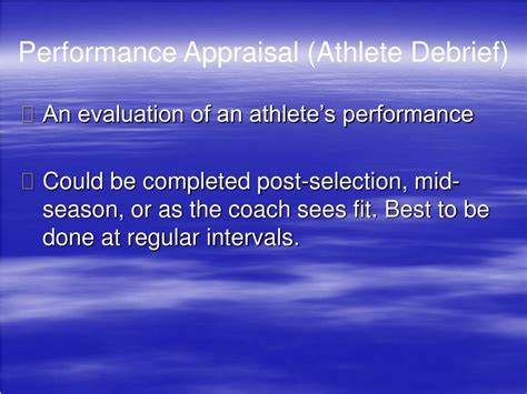 Ppt Athlete Selection Powerpoint Presentation Free Download Id9067083