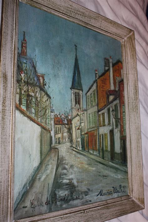 I Have A Painting Called Eglise De String By Maurice Utrillo I Want To