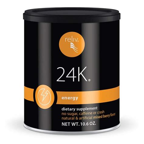 Reliv 24k Healthy Energy Focus Stress Relief Ind Distributor