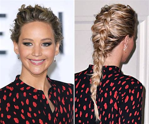 Jennifer Lawrences Gorgeous French Braid At ‘passengers Premiere