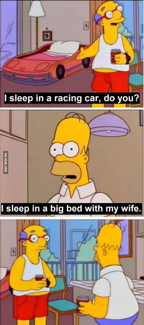 I Sleep In A Racing Car Rthesimpsons