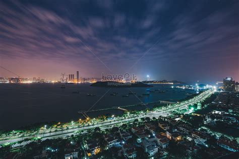 Night View Of Xiamen City Picture And Hd Photos Free Download On Lovepik