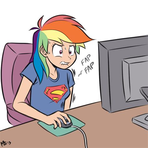 Human Rainbow Dash Fapping My Babe Pony Friendship Is Magic Know Your Meme