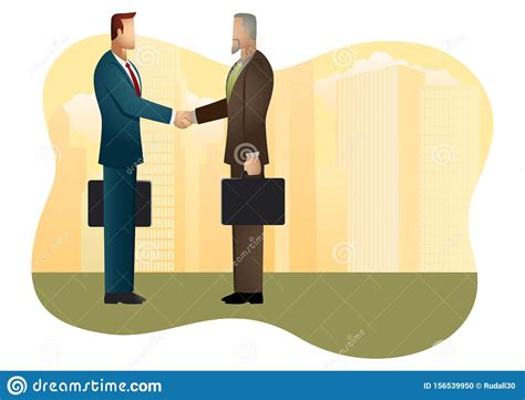 Business Deal Concept Illustration Stock Vector - Illustration of confident, illustration: 156539950