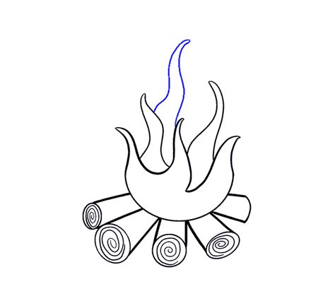 Hd wallpapers and background images. Flames Outline Drawing | Free download on ClipArtMag