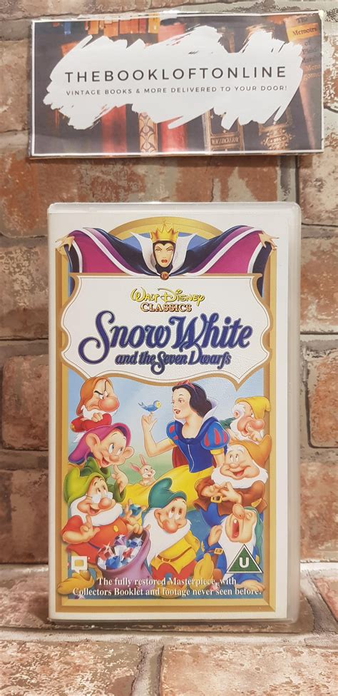 Snow White And The Seven Dwarfs Walt Disney Classic Vhs Rare With