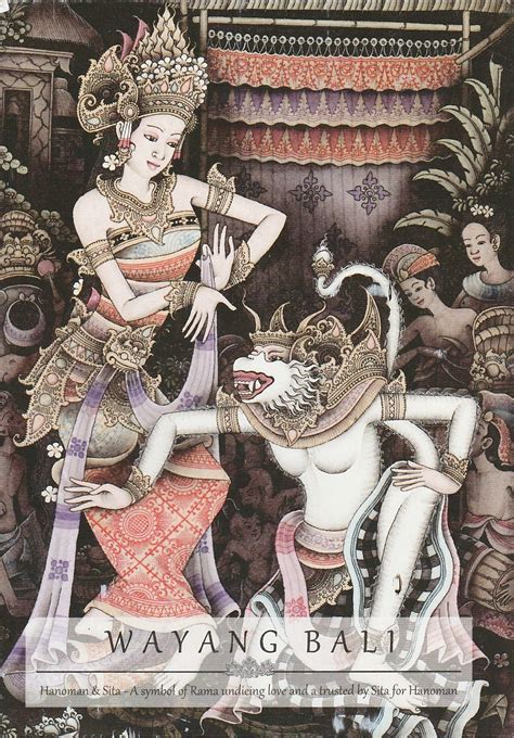 Traditional Painting Wayang By Agung Raka Parta Kliki Ubud Gianyar