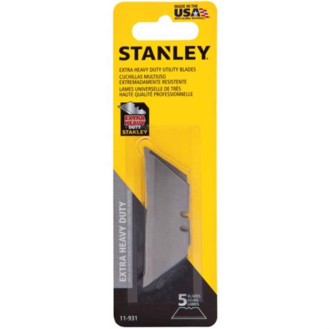 Stanley 11 931 Extra Heavy Duty Utility Blades 5 Pack