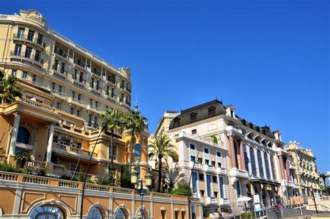 Buildings Along Avenue Dostende In Monte Carlo Monaco Encircle Photos
