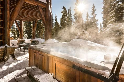 Ski Cabin Hot Tub Hot Tub Outdoor Ski Cabin Cabin Hot Tub