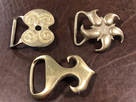Vintage Solid Brass Buckles Rleatherclassifieds