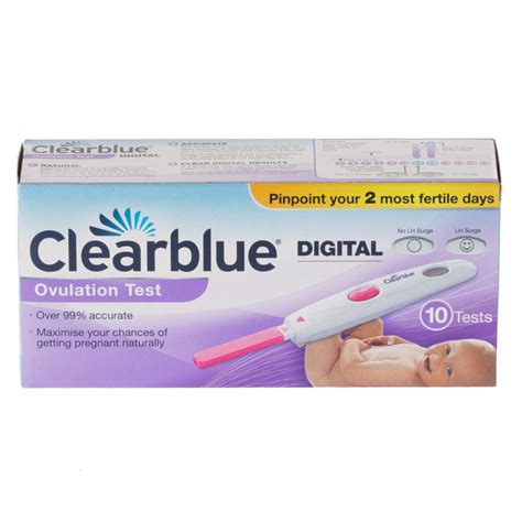 Clearblue Digital Ovulation Test 10 Tests Chemist Direct