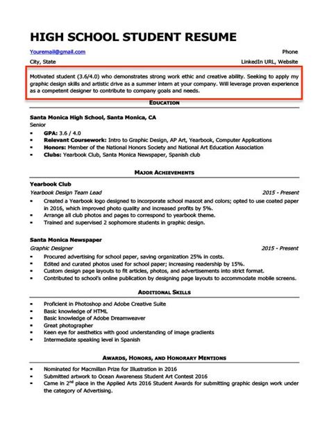 How To Write Resume Objective Examples How To Write A Career