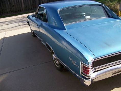 Sell Used 1967 Ss 396 Chevelle Super Sport 1967 Chevelle Oem Factory Marina Blue Paint Ss In