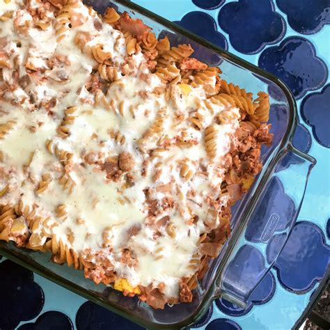 High Protein Three Cheese Pasta Bake Haley Nicole Fit