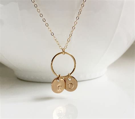 New 14kt Gold Filled Initial Necklace Gold Filled By Designbydd