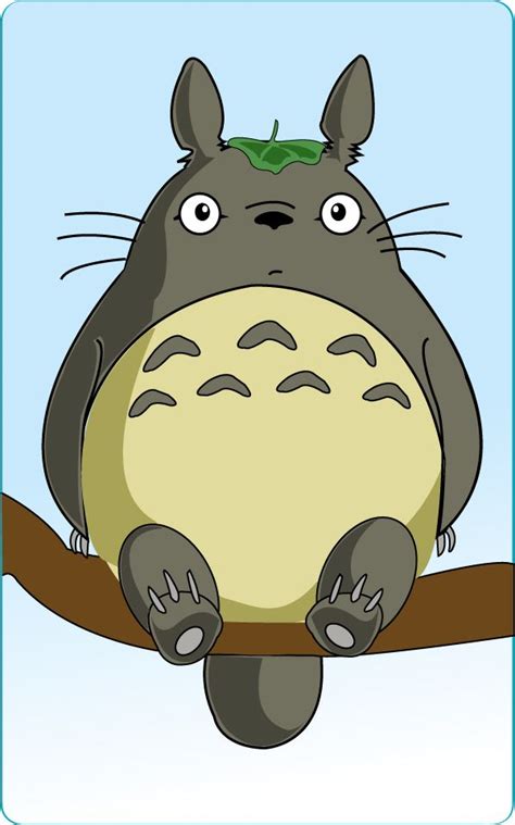 How To Draw Totoro 14 Steps With Pictures Totoro Art Totoro