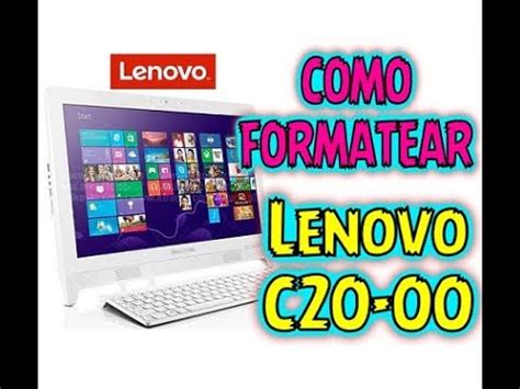 Encienda su macbook, macbook pro, mac mini u otro ordenador con os x. Cómo Formatear una computadora Lenovo C20-00 ALL IN ONE ...