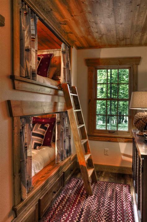 46 Amazing Tiny Bedrooms Youll Dream Of Sleeping In Cabin Bunk Beds