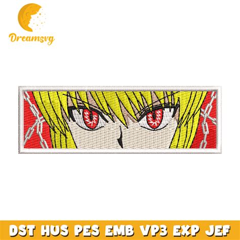 Kurapika Embroidery Design Hunter X Hunter Embroidery