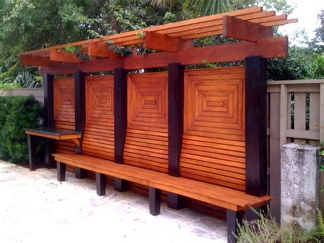 If you go for wood, choose cedar or juniper timbers, they don't wear out easily even in very bad weather. Arbor Benches | Arbor Tool Galleries