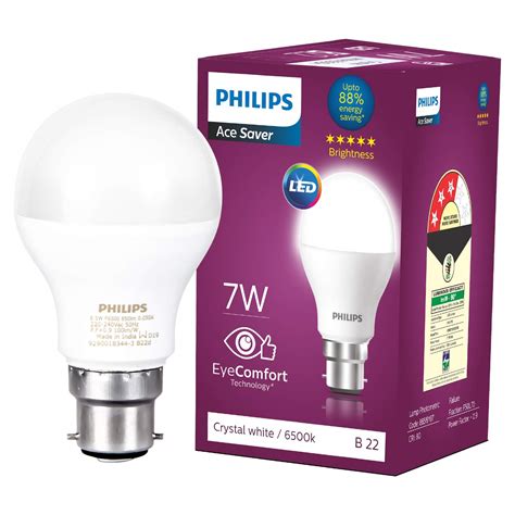 Buy Philips 7w B22 Led Cool Day Light Bulb 929001143013 Online At Low