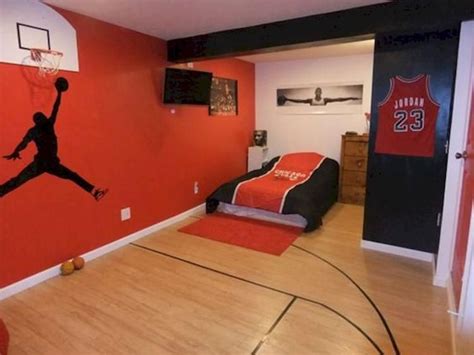 50 Awesome Bedroom Decor Ideas For Kids Basketball Themed Bedroom