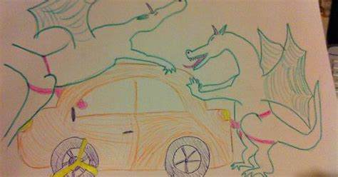 my girlfriend owed me a favour i told her to draw a r dragonsfuckingcars submission imgur