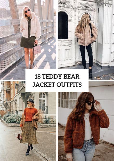 Comfy Outfits With Teddy Bear Jackets Styleoholic