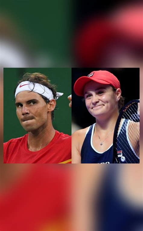 Rafael Nadal Ashleigh Barty Named Itf World Champions For 2019