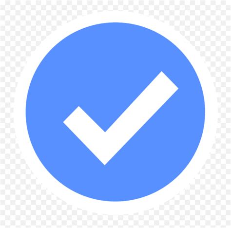 Sticker Facebook Verified Logo Png Emojiverified Logo Emoji Free
