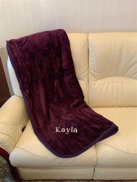 Personalised Throw Blanket T Mink Faux Fur Luxuriously Etsy Uk
