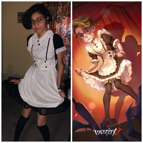 decided to dress up as lucky guy in a maid outfit my mom and i did this under a week what you