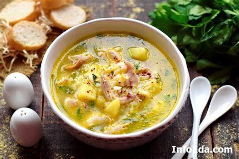 Суп с рисом и курицей пошаговый рецепт с фото
