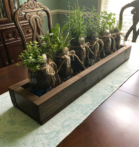 Herb Garden Centerpiece 🌿 Dining Table Centerpiece Garden