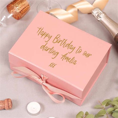 When you are ordering birthday personalized gift to deliver to your loved one friends or family member, imagine. Luxury Personalised Birthday Gift Box For Her By Dibor ...