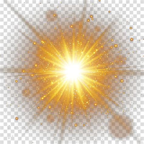 Sunlight Luminous Efficacy Light Effect Of Decorative Gold Spot