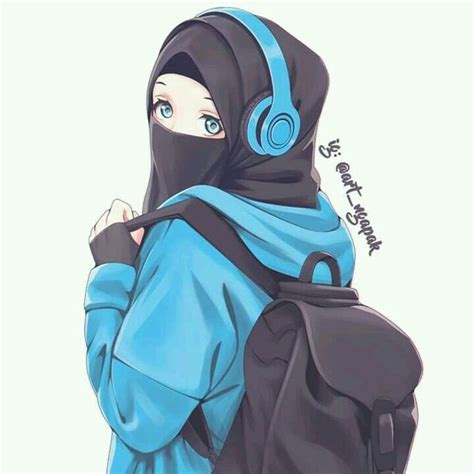 Pin Oleh Yoon Hyesoo Di Niqab Lovers Kartun Ilustrasi Karakter