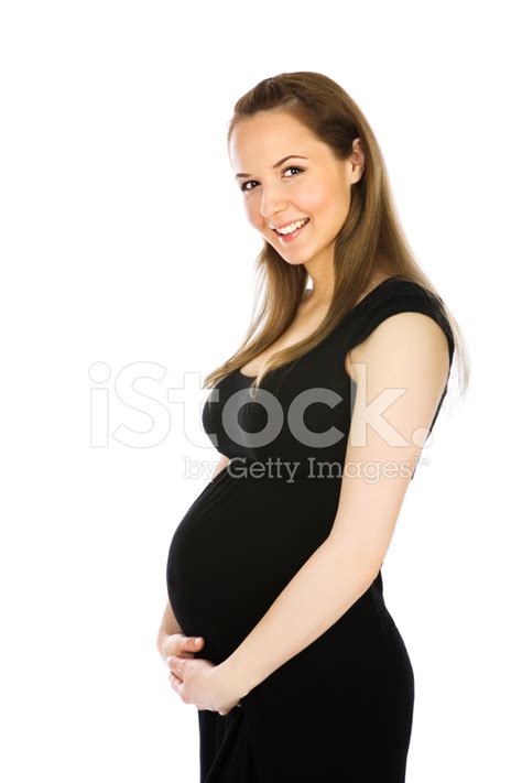 Happy Pregnant Young Woman Stock Photo Royalty Free Freeimages