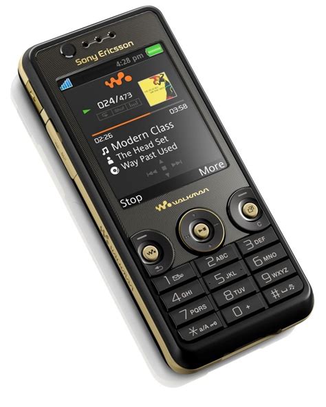 Sony Ericsson Walkman Feature Phone Black And Gold