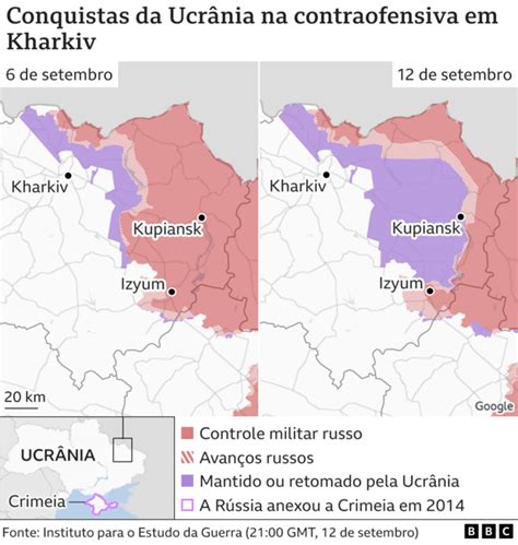 Guerra Na Ucrânia Os Mapas Que Mostram Território Recuperado Pela
