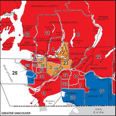 The South Fraser Blog Federal Election Results And New Ridings