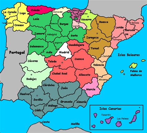 Mapa Del Norte De España Mapa